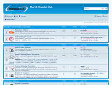 Tablet Screenshot of hyundaiclub.co.uk
